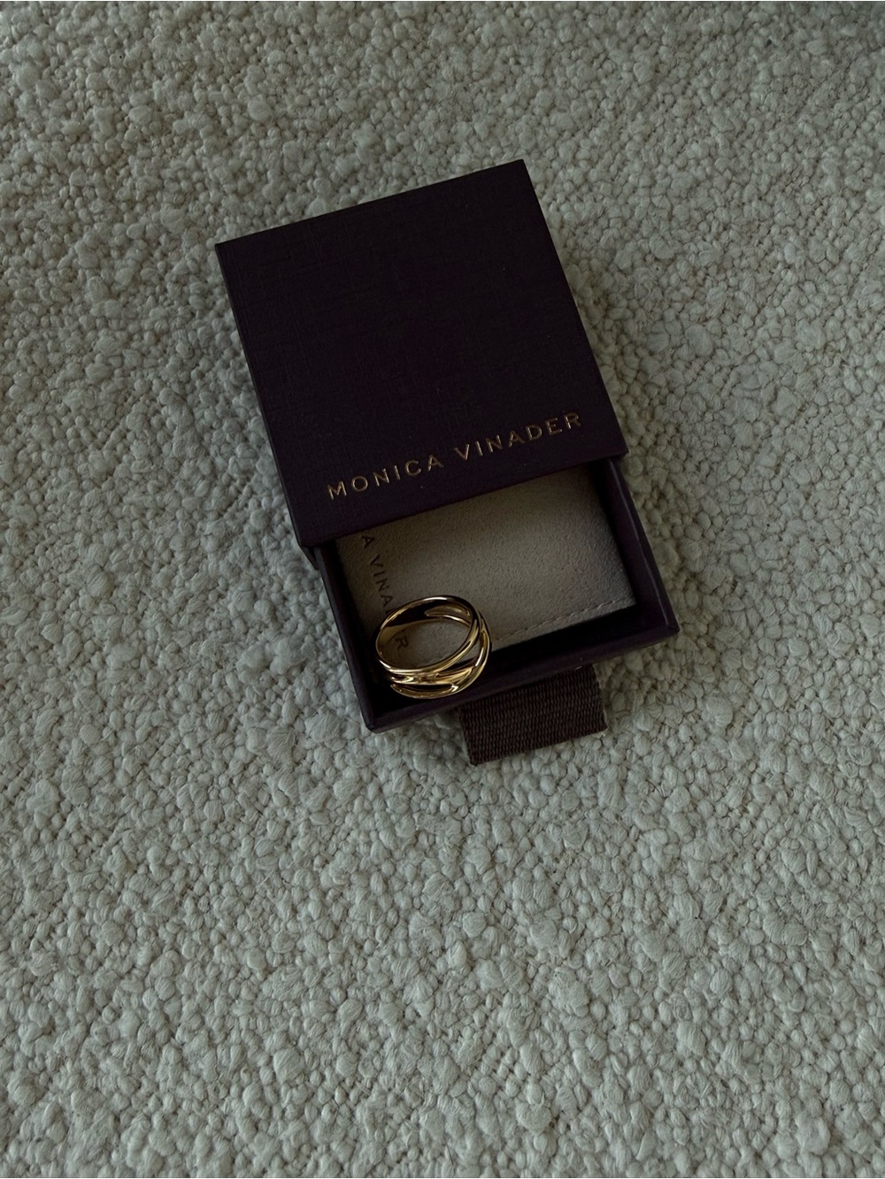 Brand new Monica vinader size 6